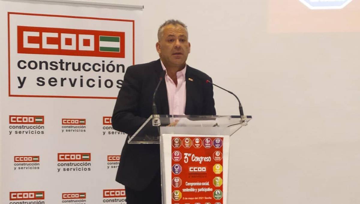 Jos Miguel Snchez Cano, reelegido secretario general de la Federacin de Construccin y Servicios de CCOO de Andaluca