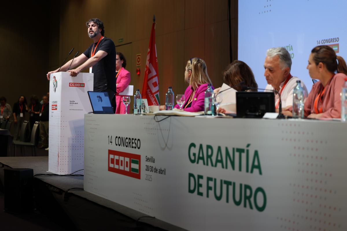 Defensa de la candidatura a la secretaría general de CCOO de Andalucía
