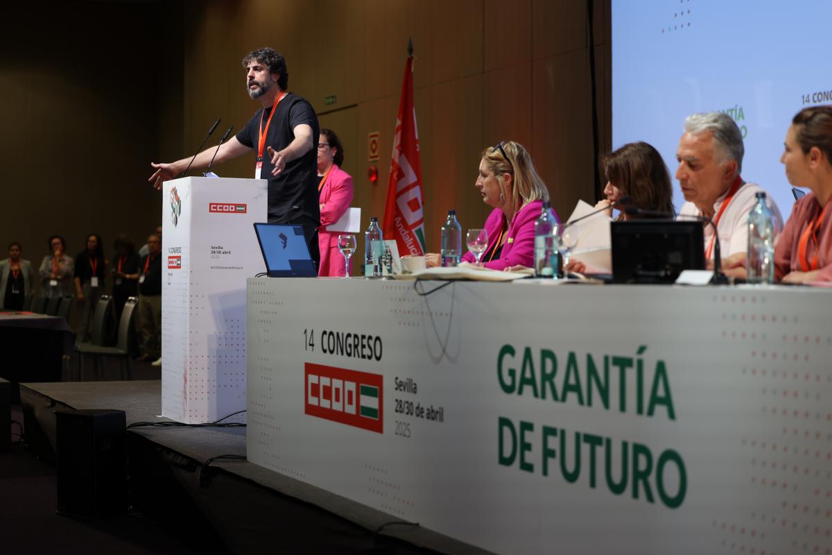Defensa de la candidatura a la secretaría general de CCOO de Andalucía
