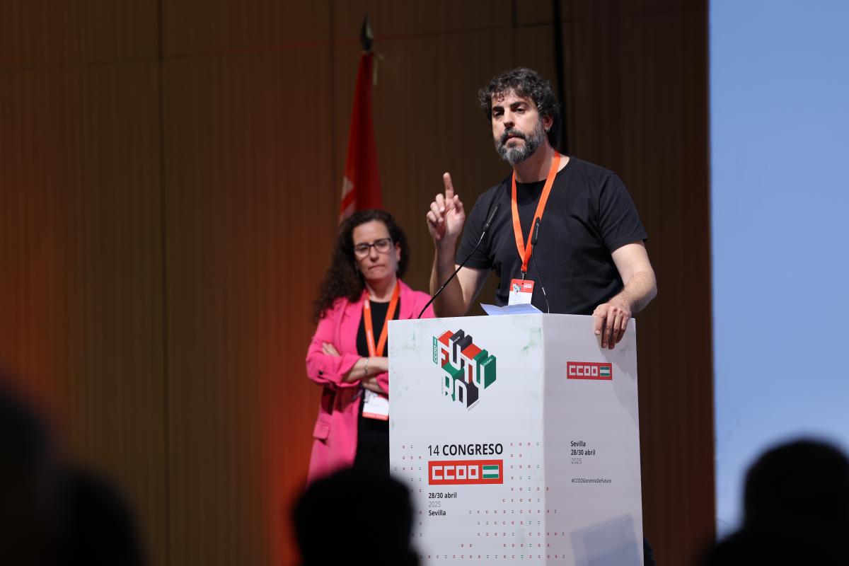 Defensa de la candidatura a la secretaría general de CCOO de Andalucía
