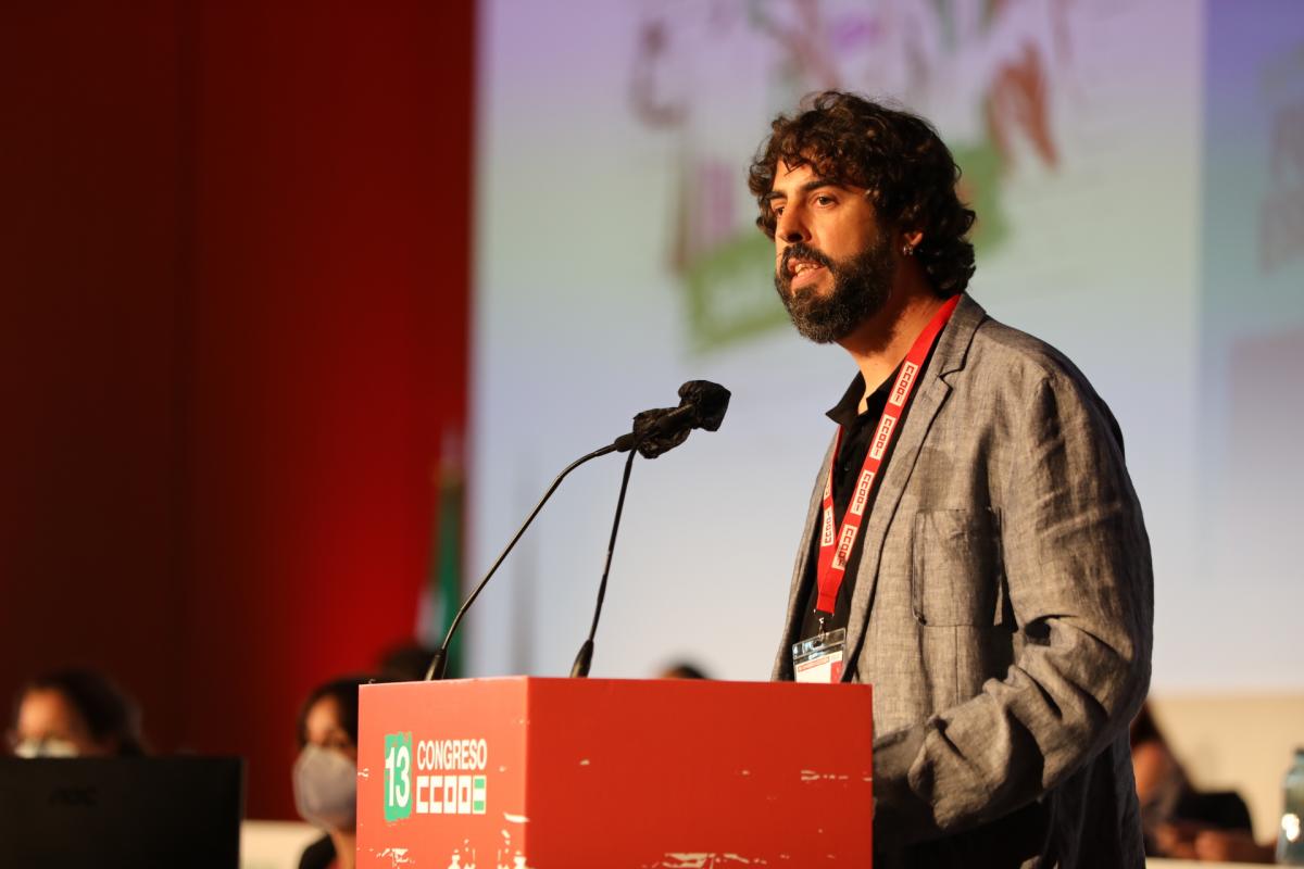 Carlos Aristu, secretario general de CCOO de Sevilla