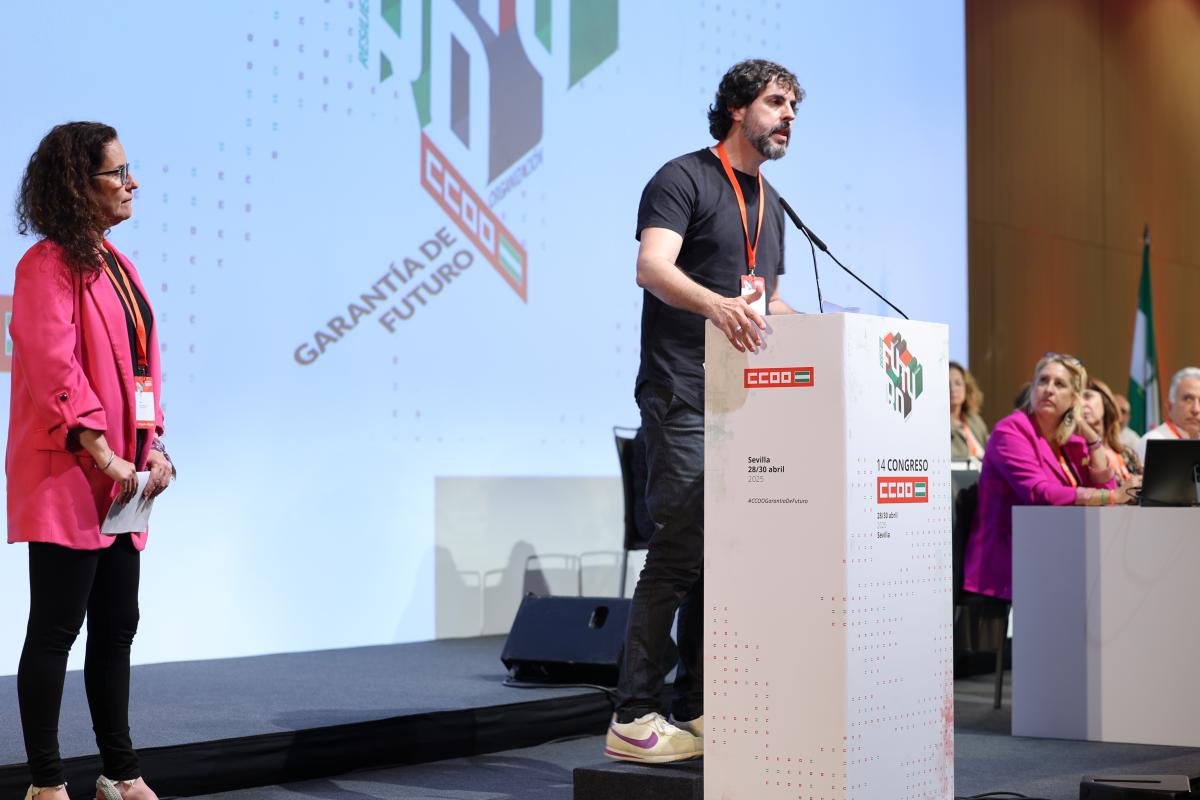 Defensa de la candidatura a la secretaría general de CCOO de Andalucía